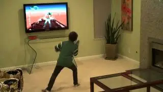 Maxwell dances to Livin' La Vida Loca by Ricky Martin on Wii Just Dance 4