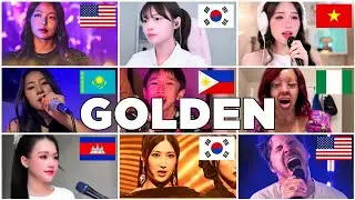 GOLDEN - HUNTRI/X - Who Sang It Better - Kpop Demon Hunters (20 Different Countries)