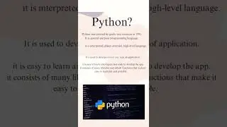 python language? 