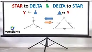 Delta to Star Conversion | Star to Delta Conversion | wye to Delta and vice versa