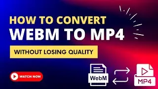 How to Convert WEBM to MP4 Without Losing Quality
