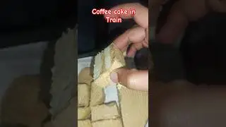 Frisco bakery coffee cake in train dancing train #desifood  #friscobakers #coffecake
