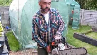 sharpening a chainsaw part 2 v(follow up chainsaw safety)