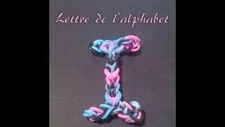 Lettre I Rainbow loom® Tutoriel Français (Niveau Débutant)