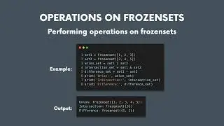 Mastering Frozenset in Python: Immutable Sets Explained!