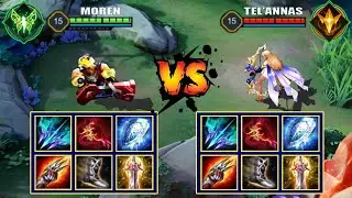 MOREN vs TEL'ANNAS | FULL BUILD FIGHT | ARENA OF VALOR/AOV/ROV