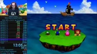 Mario Party [N64] Mini-Game Island 100% Speedrun in 47:29