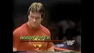 Roddy Piper & Dr D David Schultz in action   Championship Wrestling Feb 11th, 1984