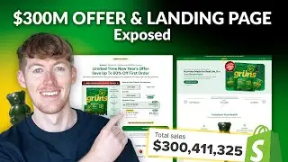 300 000 000 долларов в год на Shopify | Украдите эту целевую страницу и структуру предложения