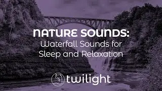 WATERFALL Sounds for Sleeping/Relaxing | AUTUMN SCENERY | Sleep and Relaxation | Nature Sounds