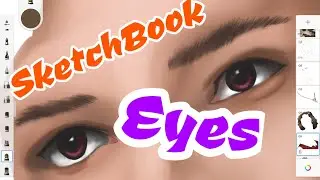 How to Color Eyes in Autodesk SketchBook App