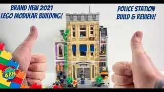 NEW LEGO Modular Police Station 2021 Set 10278 Build and Review
