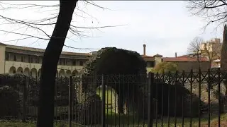 [ Roman Amphitheater of Arezzo ( 117-138 AD ) ] Arezzo, Tuscany, Italy
