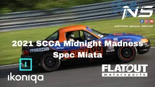 Spec Miata Duel | Thompson SCCA Midnight Madness Race 1