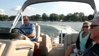 Lodder's Marine Ride in a Bennington 2575 RCW w/ a 250HP Outboard Motor