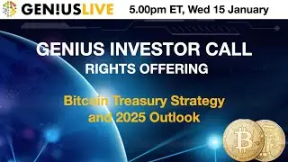 $GNS Genius Investor Call Jan 2025 - Rights Offering