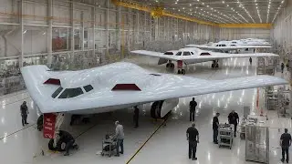 La USAF ANUNCIA el PLAN de $10B para PRODUCIR en MASA 145 B-21 BOMBARDEROS | SACUDE al MUNDO