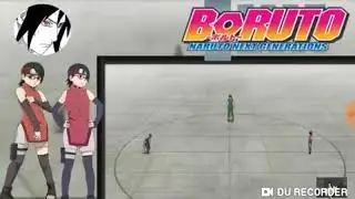 Sarada derrota a tarui en 3 segundos
