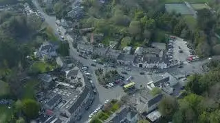 Enniskerry Village, County Wicklow, Ireland. Mavic 2 Pro