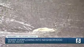 Sewage overflow problem behind West End condo complex will take years to fix