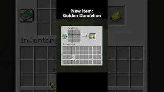 Golden Dandelion |  #minecraft #memes #minecraftjokes