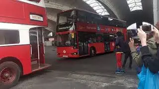 Stockwell 70th Anniversary - GAL - TA1 - LX18DGF - Leaving at Stockwell Bus Garage - 11/06/2022