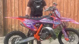 Ktm 85 top end rebuild bottom rebuild graphics #rebuild #piston #mechanical