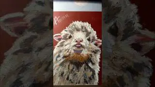 Drawing a sassy little sheep!🐑👅 #cute #art #aesthetic #animal #drawing #sketch #speedpaint #painting