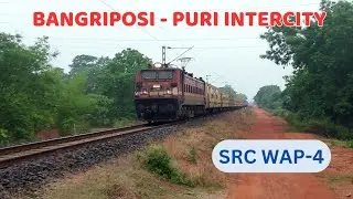 12891 Bangriposi - Puri Superfast Intercity rushes towards Balasore