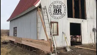 Historic Guest Barn Renovation - Episode 2  Grade, Cribbing and Lifting Trusses