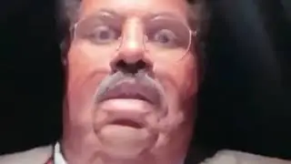The Weekend In Nutty Professor Costume at Kim Kardashians Party