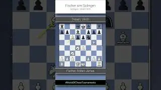 Fischer, Robert James vs. Dresen, Ulrich, Fischer sim Solingen 1970, 0-1