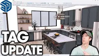 SketchUp 2025 только что исправил ОГРОМНУЮ проблему управления сценами! (Применение тегов к сценам)