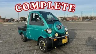 Daihatsu Midget Build Part 3! Front Lip, MOMO Steering wheel & Final Touches