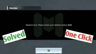 Call Of Duty Mobile Network Error Problem Fixed||Network Error Problem Call Of Duty||Solved||COD