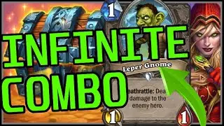 ICKY STEALTH ROGUE OTK | INFINITE COMBO w/ Leper Gnomes! | Hearthstone