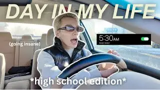 REALISTIC DAY IN MY LIFE *Senior in High School*
