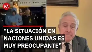 Hector Vasconcelos speaks at the UN about possible US intervention in Venezuela