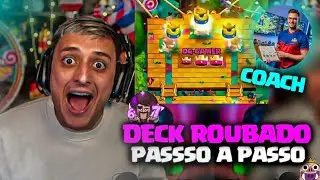 DONA FEZ MELHORE DECK DO CLASH JUNTO COM TREINADOR! 🏆 DECK AGRESSIVO!