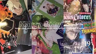 diary ep. 21🖇️: manga + haul, world trigger, kimi to boku, death note..