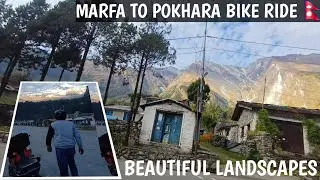 Marfa To Pokhara Bike Ride || Mustang Nepal 🇳🇵 