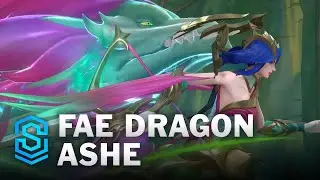 Fae Dragon Ashe Wild Rift Skin Spotlight
