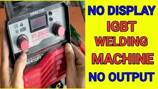 How to repair No display in inverter welding machine||