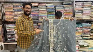 Beautiful Heavy Embroidery Dress Unboxing | Net Fabric | Latest Boutique Collection