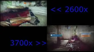 Destiny 2 Ryzen 5 2600x vs Ryzen 7 3700x