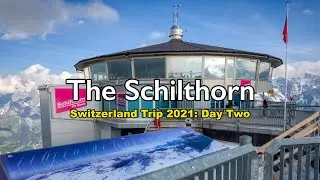 Visiting the Schilthorn - Piz Gloria in 4K | Switzerland Trip 2021🇨🇭 🚞 🚠 🏔️