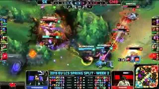 SK Forg1ven Graves VS Gambit P1noy Corki Highlights   2015 EU LCS Spring W2D1