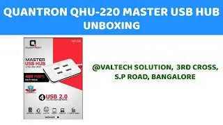 QUANTRON QHU-220 MASTER USB HUB UNBOXING