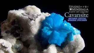 Cavansite on Miniature Heulandite - Wagholi Quarries. #crystal #minerals #crystals