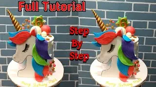 Totally Unique Unicorn 🦄 Cake  | Rainbow Unicorn Cake | Unicorn Theme Customized Birthday Cake